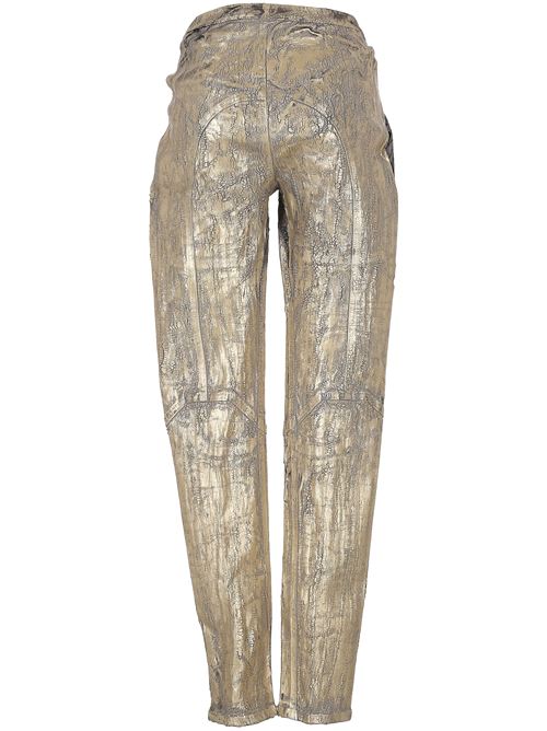 Gold-tone pants RICK OWENS | RP01E7319SGMC02